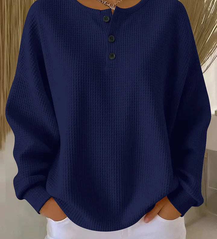 Michaela – Stylový dámský svetr s knoflíky