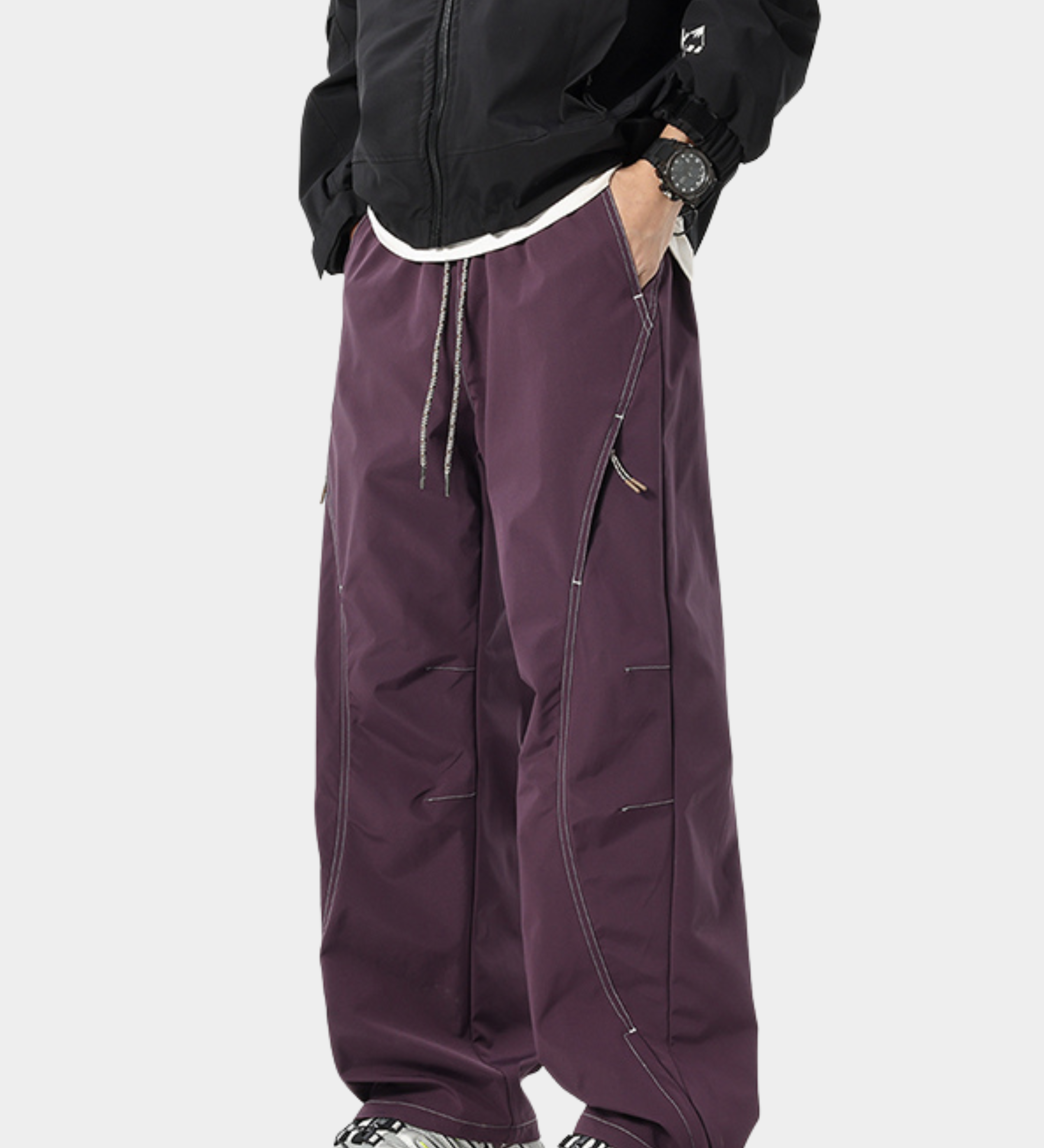 Filip | Pánské padáčkové kalhoty s zipem