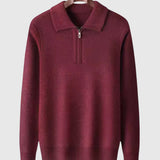 Luboš | Kašmírový svetr s čtvrtovým zipem Gstaad