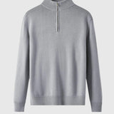 Perla- Svetr s zipem z merino vlny Capri