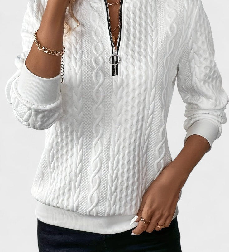 Nela™ | Svetr na zip pro ženy