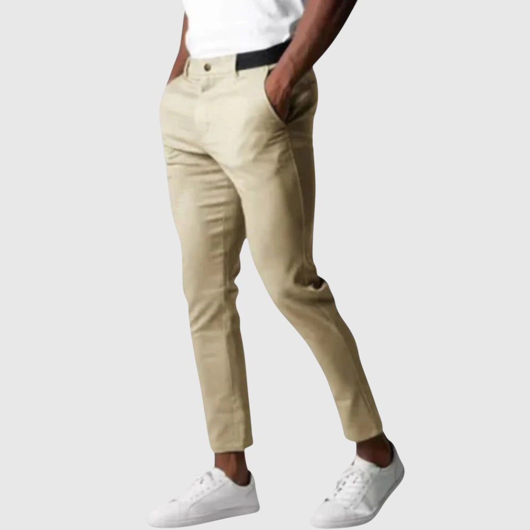 Romanek | Kalhoty Elio Stretch z bavlny