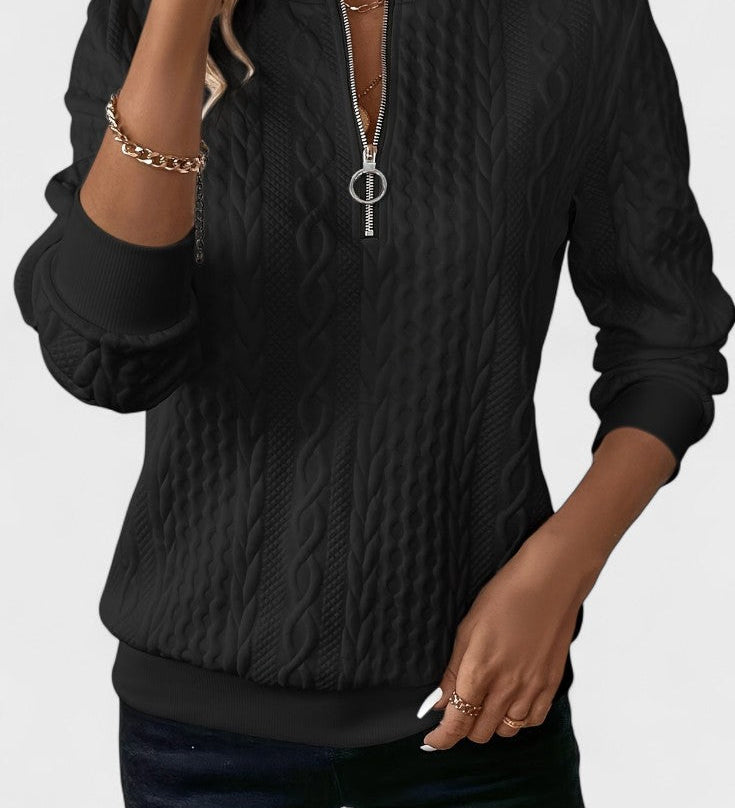 Nela™ | Svetr na zip pro ženy