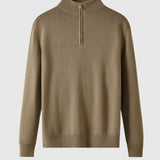 Perla- Svetr s zipem z merino vlny Capri