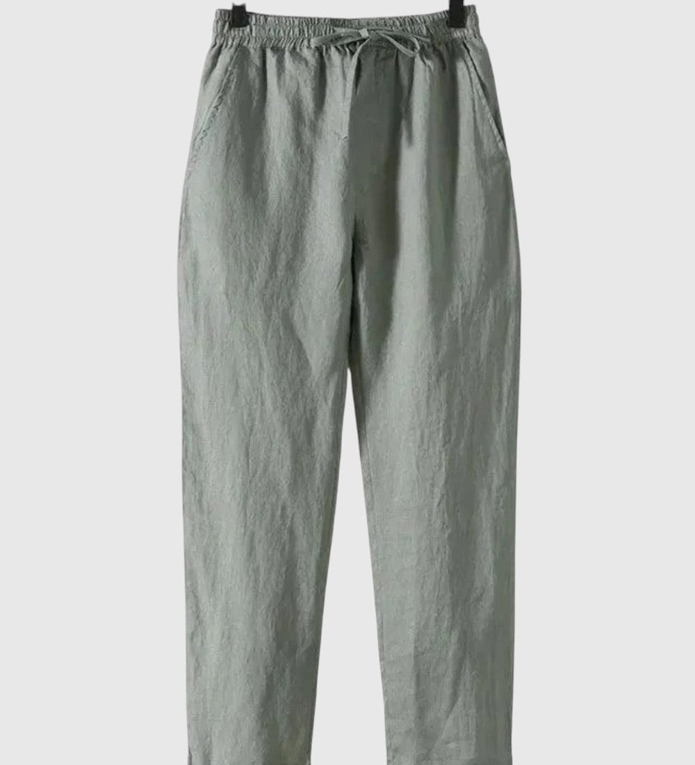 Hanuš | Lněné kalhoty Palm Springs