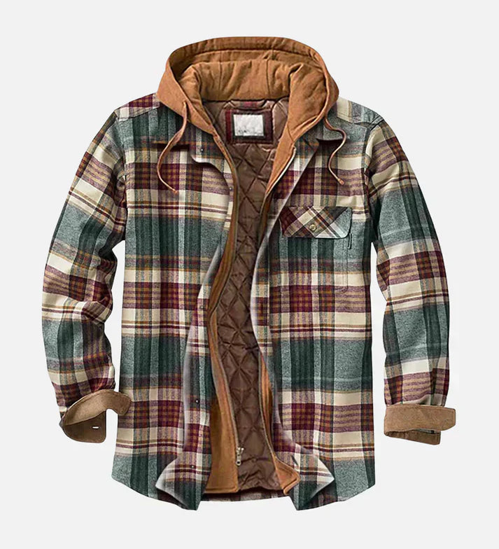 Daniel | Urbaní kostkovaná patchworková bunda