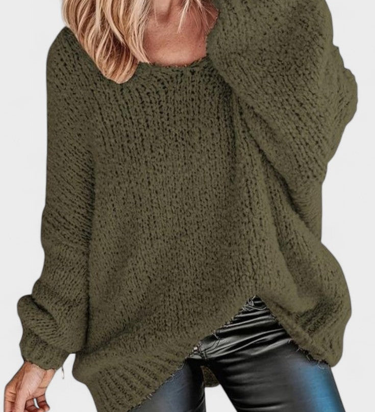 Sára™ | Lehký svetr s kulatým výstřihem