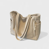 Tilda - Rýhovaná Taška s Detaily na Šňůrce
