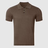 Bohumil | Žebrovaný rolák s knoflíkovou légou