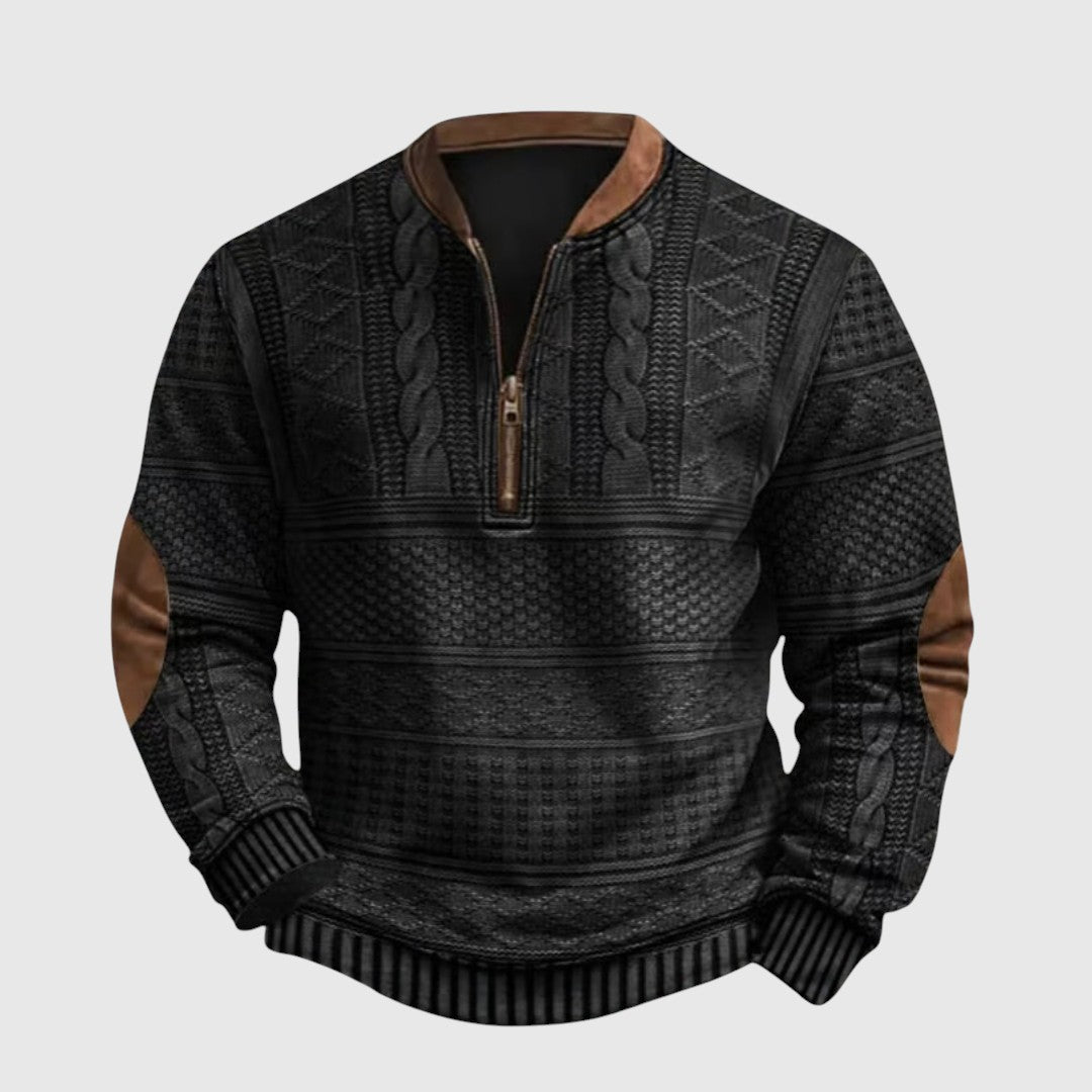 Charles | Svetr s polovičním zipem