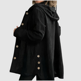 Stella - Pohodlná sametová bunda s kapucí