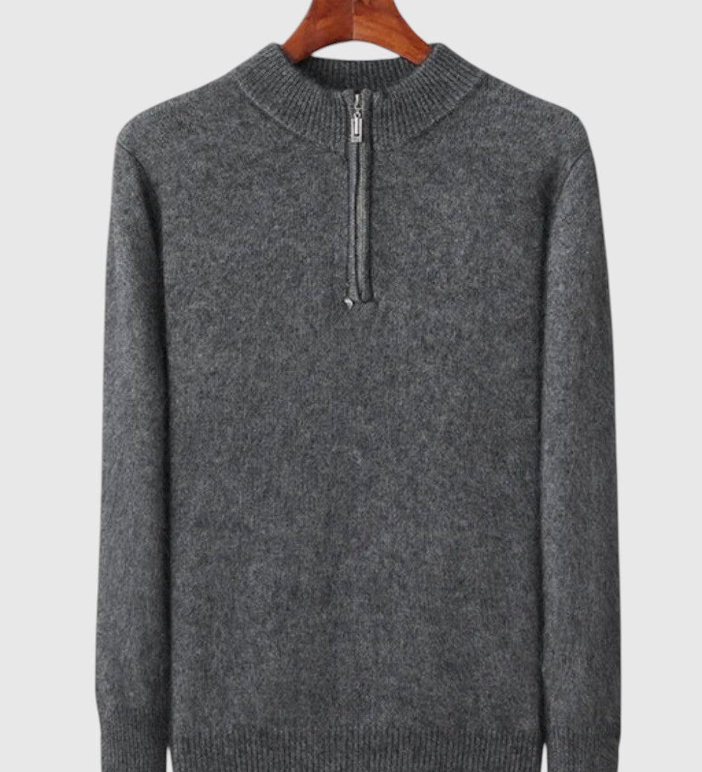 Perla - Kardigan z kašmíru Genève se zipem