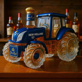 Klasický karafa na whisky ve tvaru traktoru New Holland T7