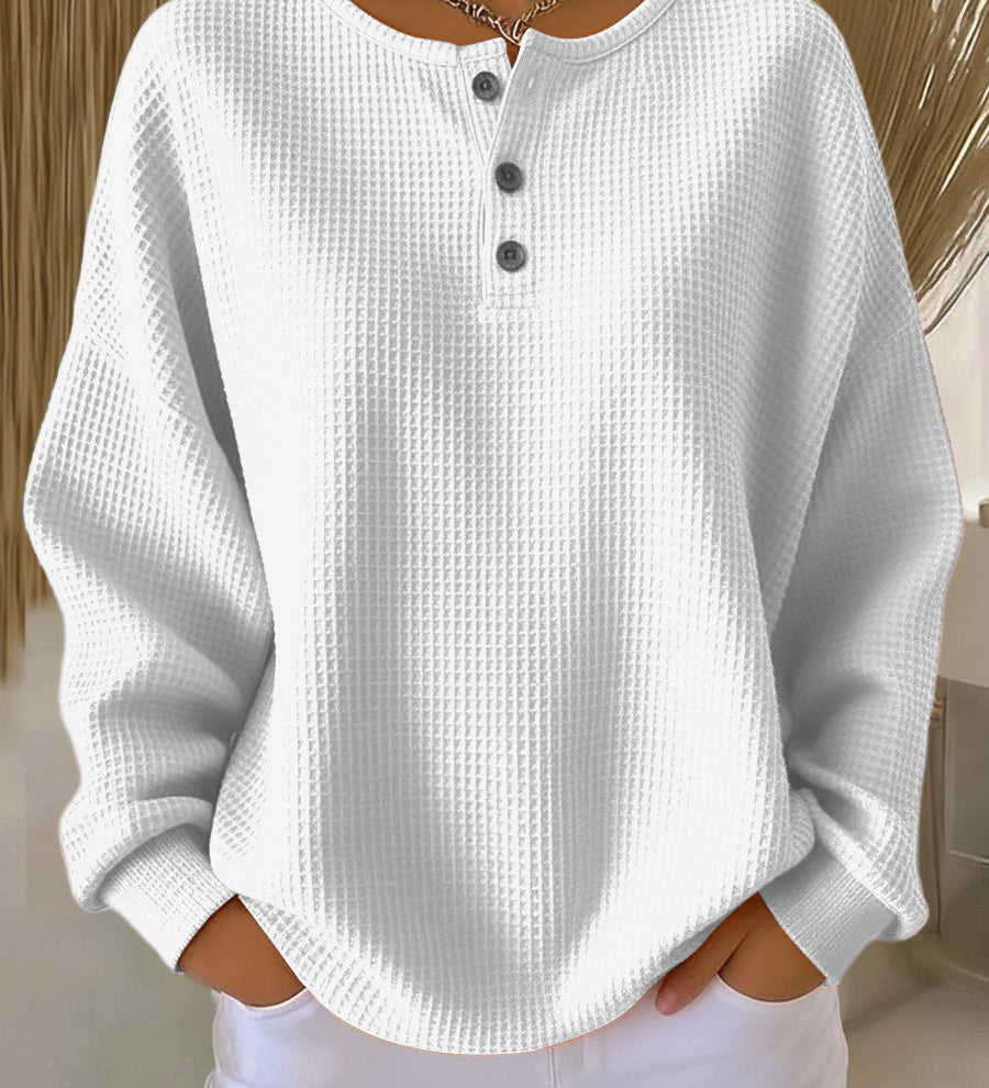 Michaela – Stylový dámský svetr s knoflíky