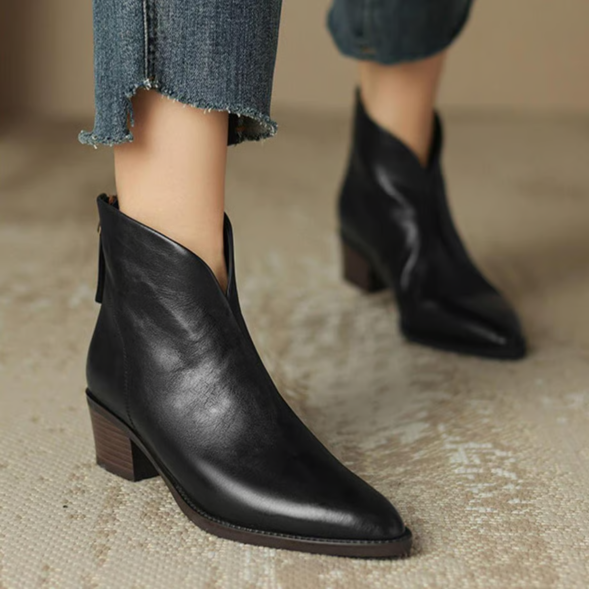 Camille | Elegantní boty s nízkým podpatkem