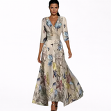 Emilia | Maxi Elegantní Květinové Šaty