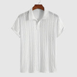 Milan | Jemné pletené polo s texturovaným designem