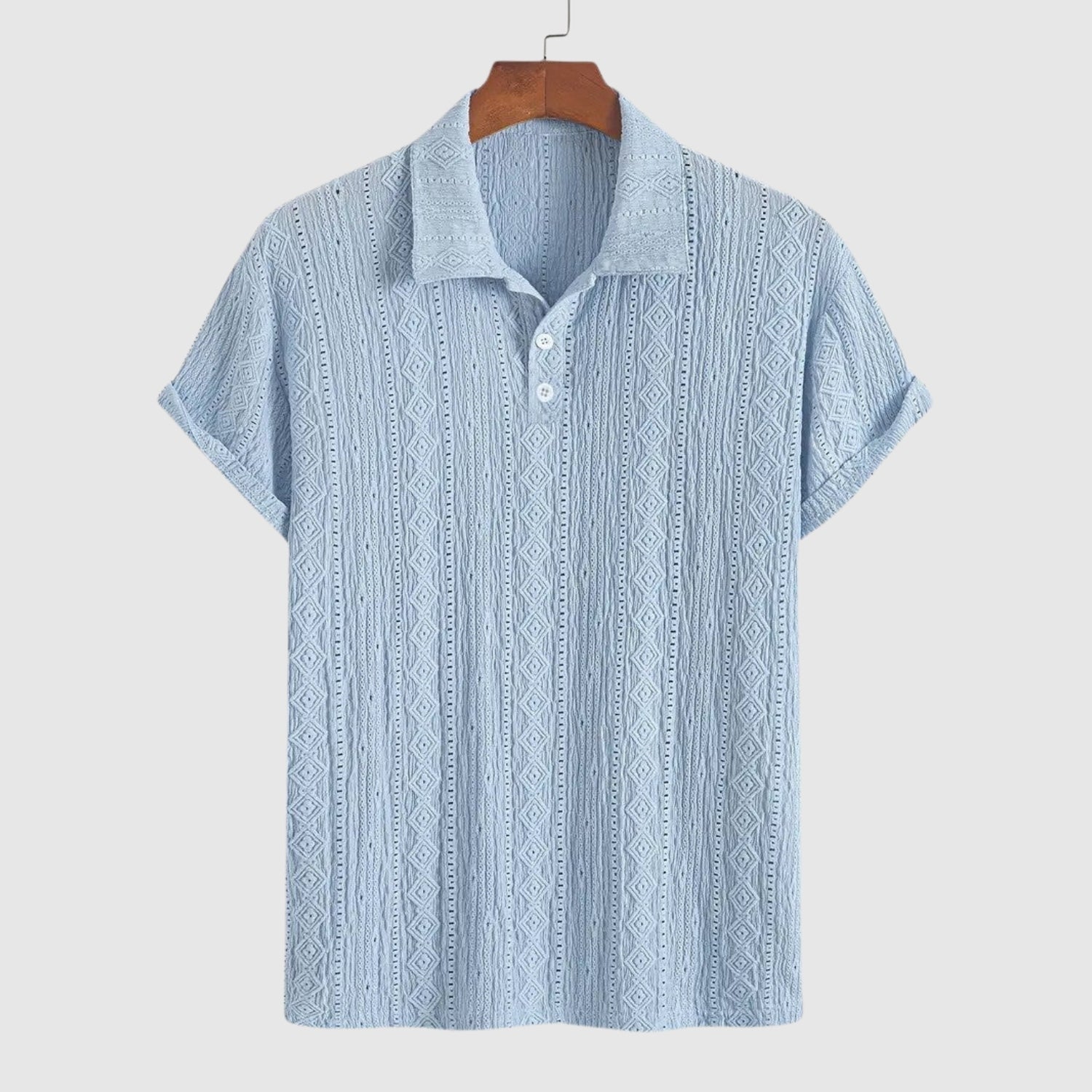 Milan | Jemné pletené polo s texturovaným designem