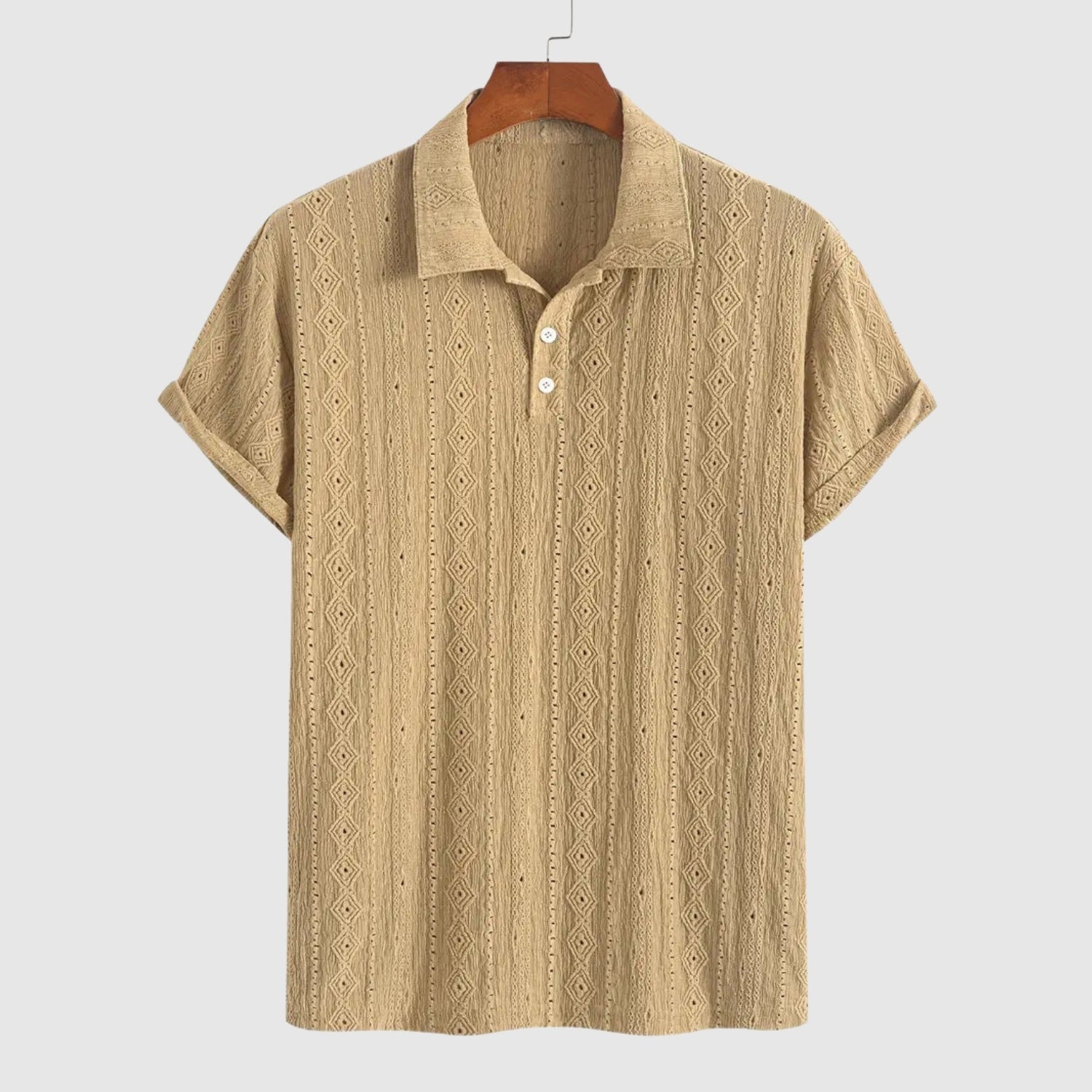 Milan | Jemné pletené polo s texturovaným designem