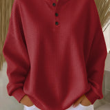 Michaela – Stylový dámský svetr s knoflíky