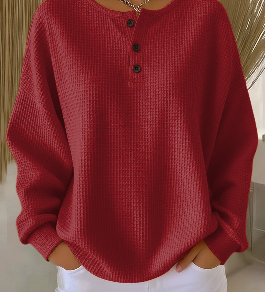 Michaela – Stylový dámský svetr s knoflíky