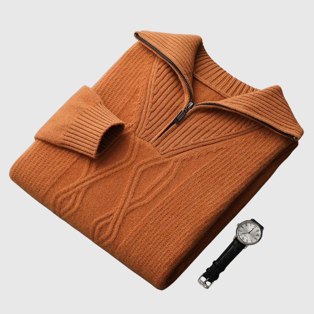 Perla- Camisola s zipem Taranto Merino Wool