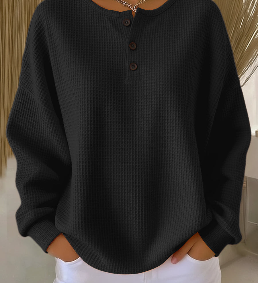 Michaela – Stylový dámský svetr s knoflíky
