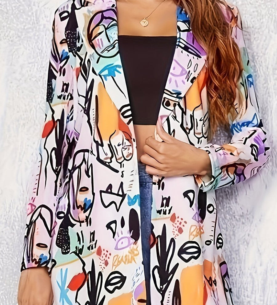 Avery - Stylový Graffiti Blazer