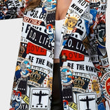 Avery - Stylový Graffiti Blazer