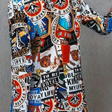 Avery - Stylový Graffiti Blazer