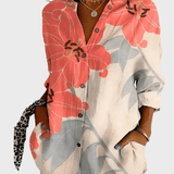 Camicia floreale in cotone