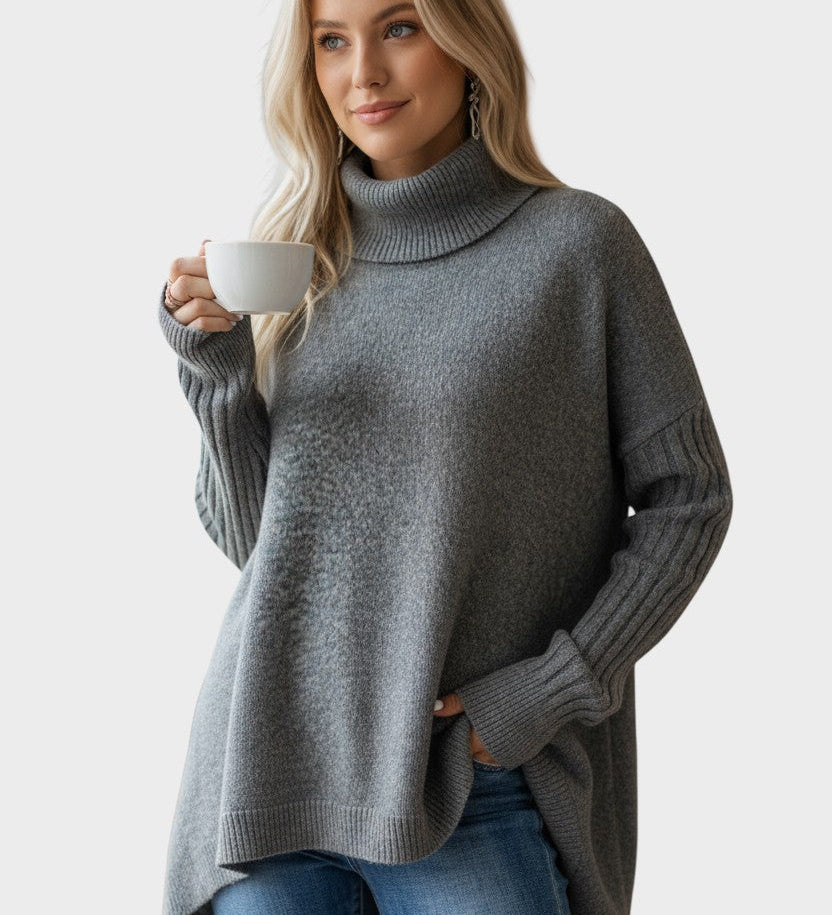 Brigitte™ dlouhý svetr – Stylový & nadčasový