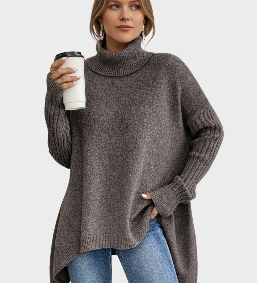 Brigitte™ dlouhý svetr – Stylový & nadčasový