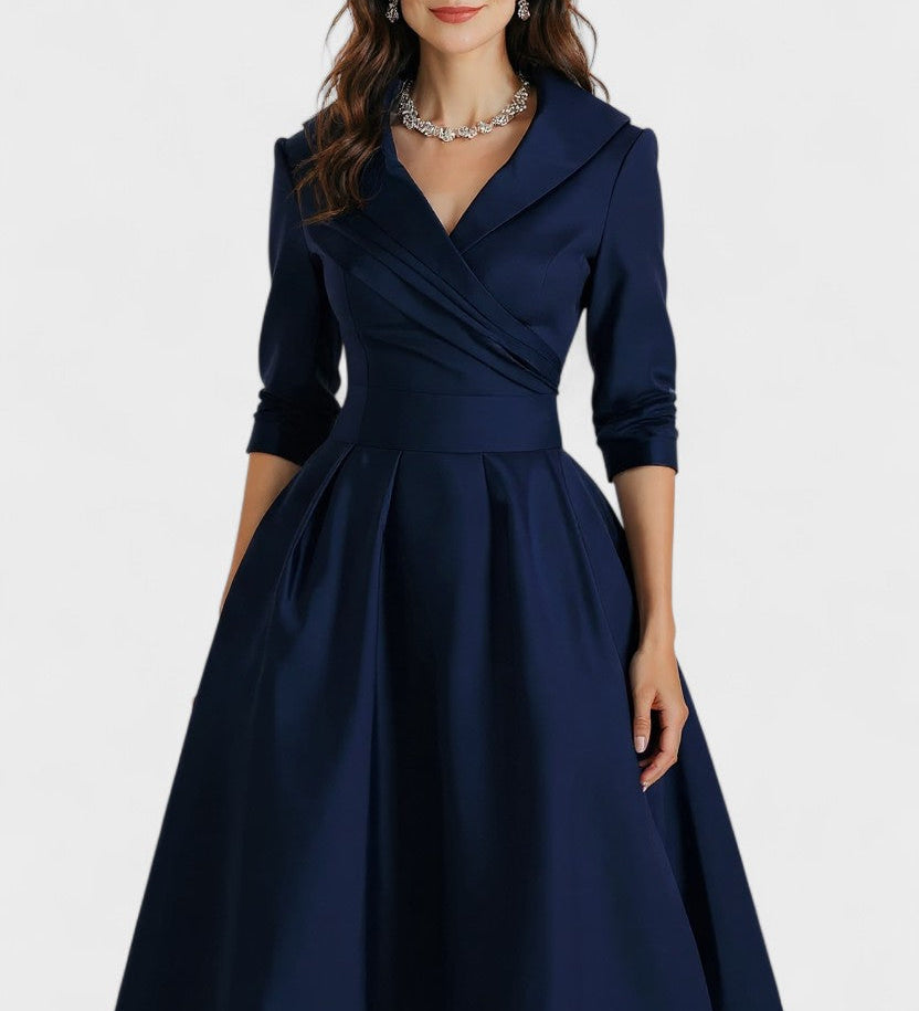 Ceryn | Saténové Midi Šaty