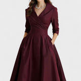 Ceryn | Saténové Midi Šaty