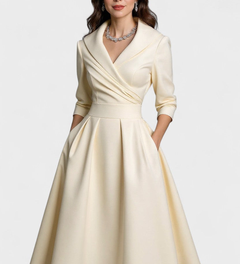 Ceryn | Saténové Midi Šaty