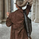 Cordula™ | Elegante trench in pelle