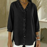 Alena | Halenka se V výstřihem a volány