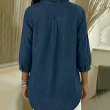 Alena | Halenka se V výstřihem a volány