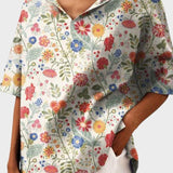 Flávia - Top in lino elegante