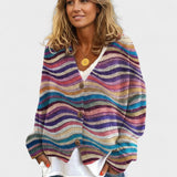 Fran™ | Živý kardigan s knoflíky