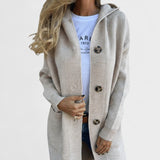 Giselle Dlouhý Pletený Kabát