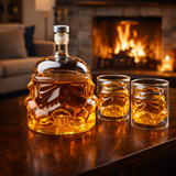 Whisky Láhev - Sada Láhve a Sklenic