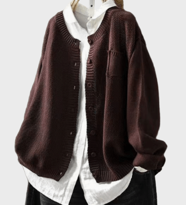 Jemný pletený kardigan