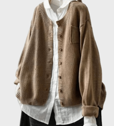 Jemný pletený kardigan