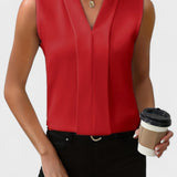 Julia - Top Mankadeton con scollatura a V