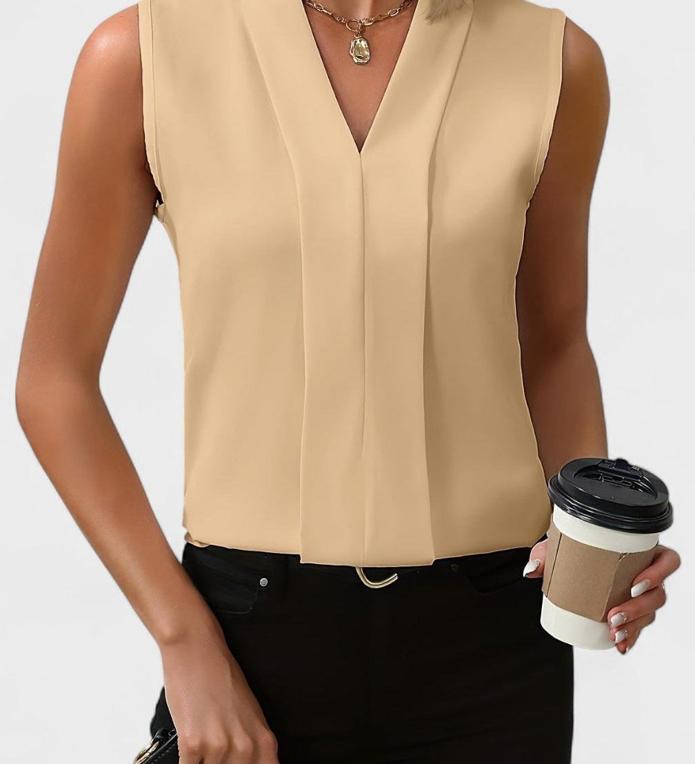 Julia - Top Mankadeton con scollatura a V