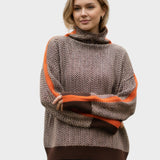 Leena™ Svetr s vysokým límcem