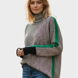 Leena™ Svetr s vysokým límcem