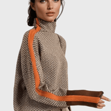 Leena™ Svetr s vysokým límcem